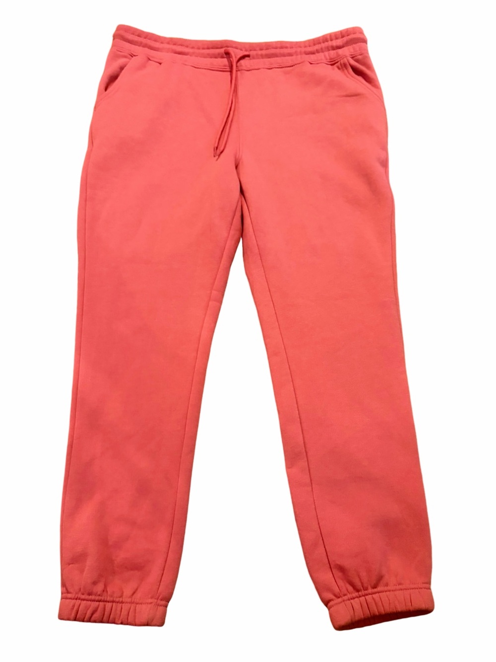 NWT Just Be Mineral Red / Deep Coral Fleece Joggers Plus 1X Cozy Lounge Pants